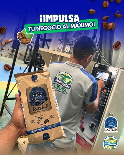 [10] CAFÉ TOSTADO Y MOLIDO GOURMET RAZIEL (10*500g = 5Kg)