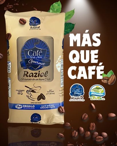 [15] CAFÉ TOSTADO Y MOLIDO GOURMET RAZIEL (15*200g = 3Kg)