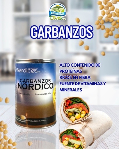 [24] [6982023031305] GARBANZOS (NORDICO) (1*400g)