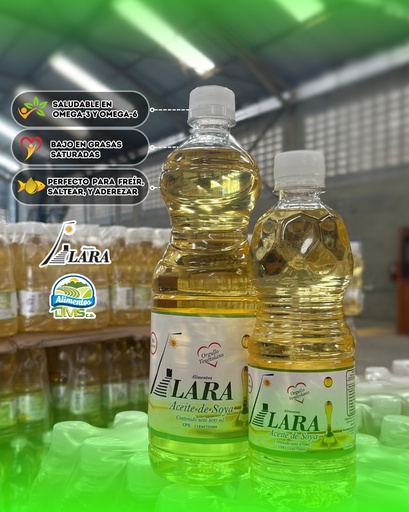 [ACE-800ml-SOYA] ACEITE DE SOYA (ALIMENTOS-LARA) (12*800ml)