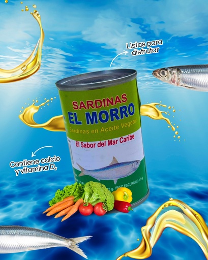 [18] SARDINAS EN ACEITE VEGETAL (EL MORRO) (18*170g)